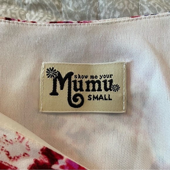 Show Me Your Mumu Circus Mini Dress in Pink Abrias Spaghetti Strap Small - Picture 8 of 11